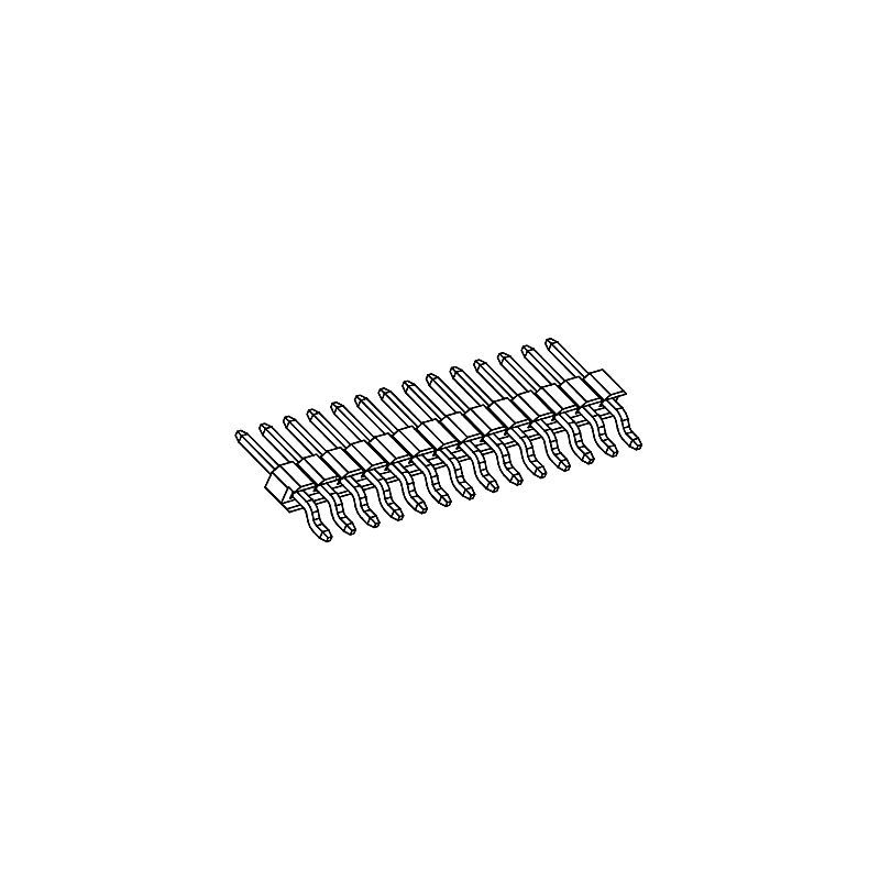 Pin Header PH2.00mm Single row Surface mount Series